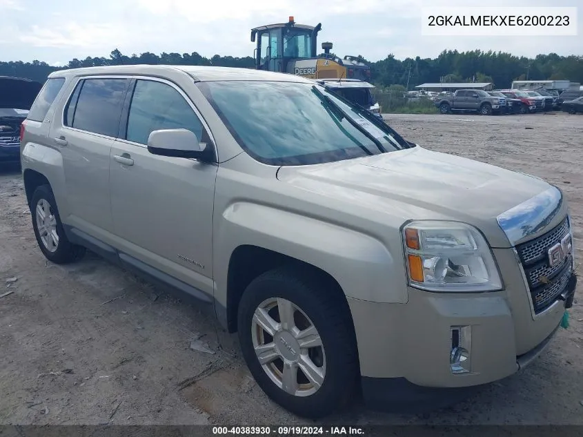 2014 GMC Terrain Sle-1 VIN: 2GKALMEKXE6200223 Lot: 40383930