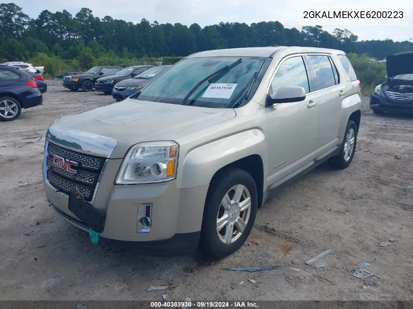 2014 GMC Terrain Sle-1 VIN: 2GKALMEKXE6200223 Lot: 40383930