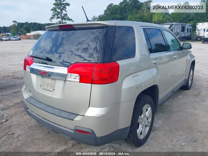 2014 GMC Terrain Sle-1 VIN: 2GKALMEKXE6200223 Lot: 40383930