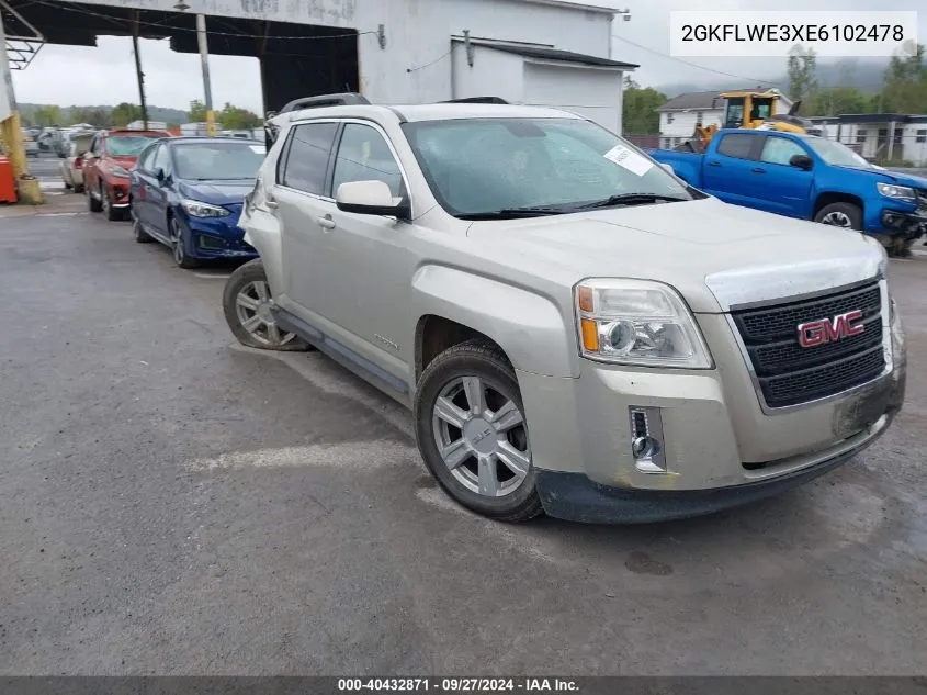 2GKFLWE3XE6102478 2014 GMC Terrain Sle-2