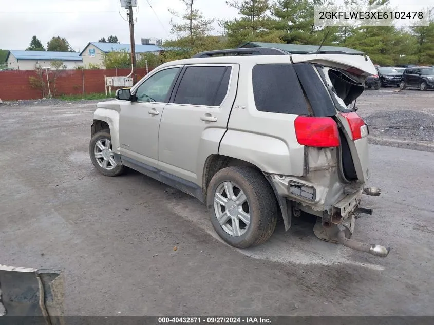 2GKFLWE3XE6102478 2014 GMC Terrain Sle-2