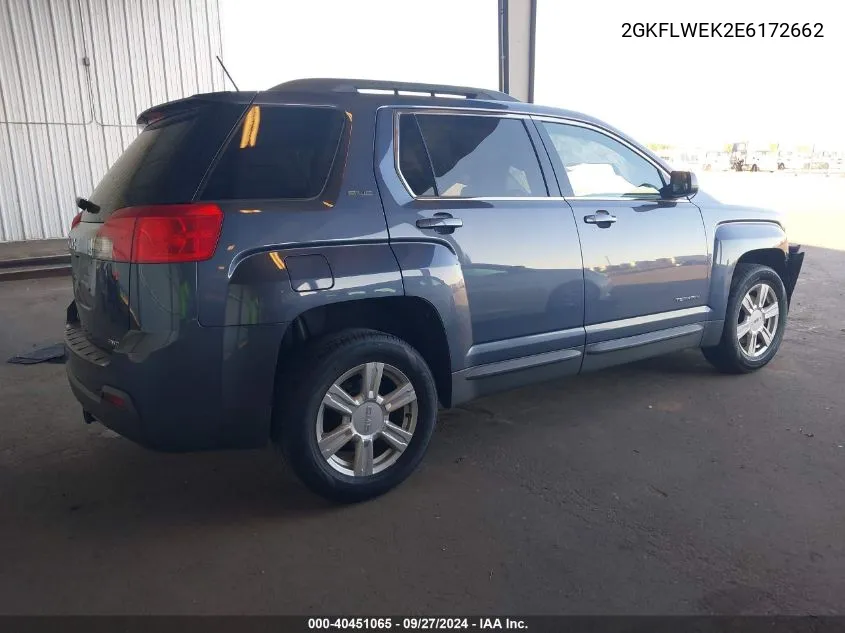 2014 GMC Terrain Sle-2 VIN: 2GKFLWEK2E6172662 Lot: 40451065