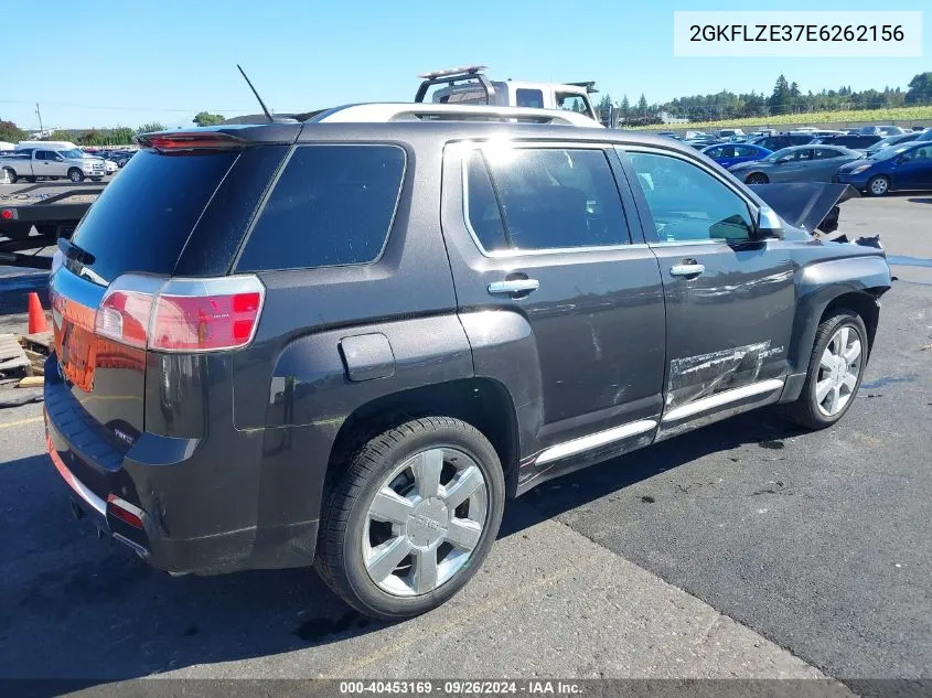 2014 GMC Terrain Denali VIN: 2GKFLZE37E6262156 Lot: 40453169