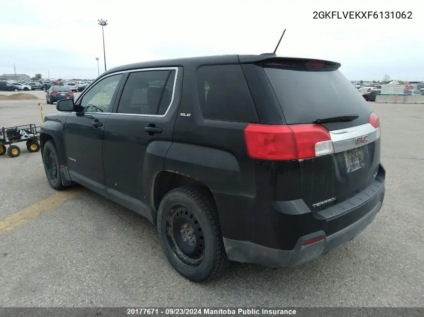 2015 GMC Terrain Sle VIN: 2GKFLVEKXF6131062 Lot: 20177671