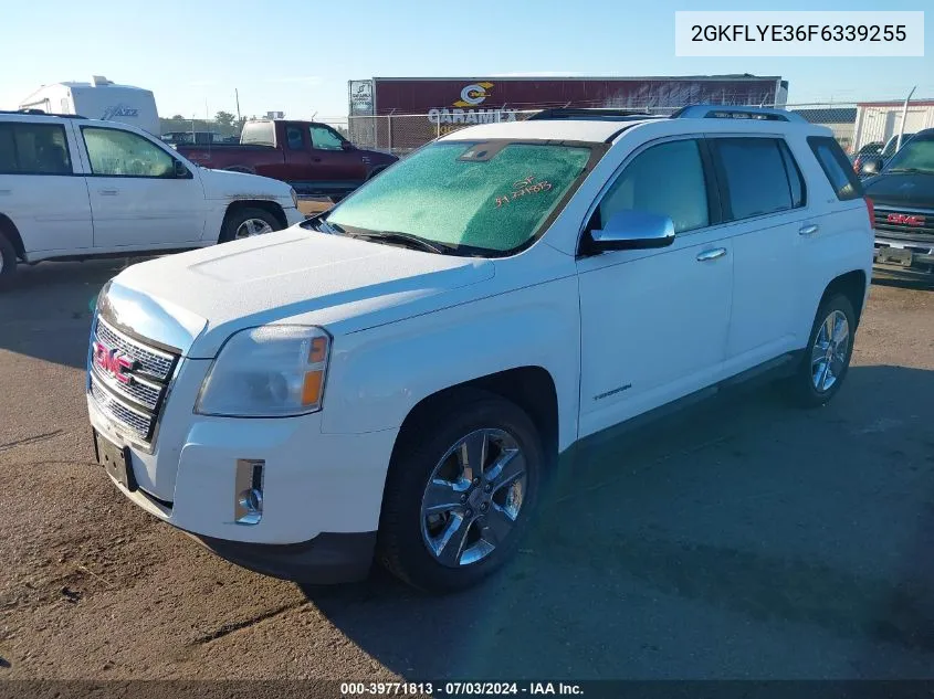 2015 GMC Terrain Slt-2 VIN: 2GKFLYE36F6339255 Lot: 39771813