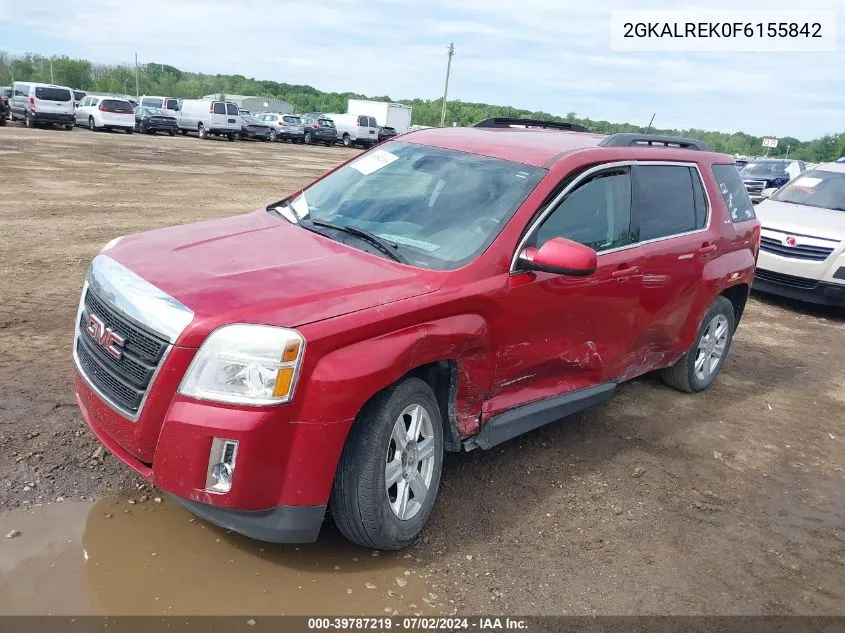 2015 GMC Terrain Sle-2 VIN: 2GKALREK0F6155842 Lot: 39787219