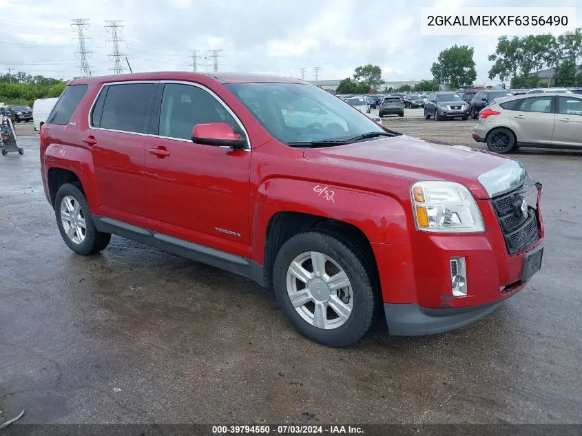 2015 GMC Terrain Sle-1 VIN: 2GKALMEKXF6356490 Lot: 39794550