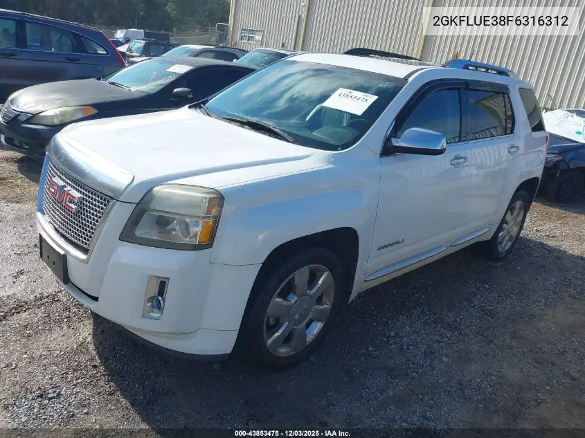 2GKFLUE38F6316312 2015 GMC Terrain Denali
