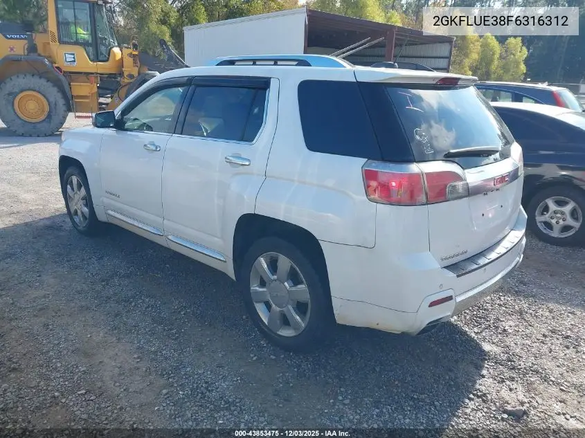 2GKFLUE38F6316312 2015 GMC Terrain Denali
