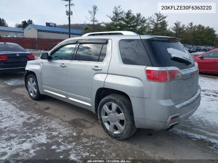 2GKFLZE30F6363220 2015 GMC Terrain Denali