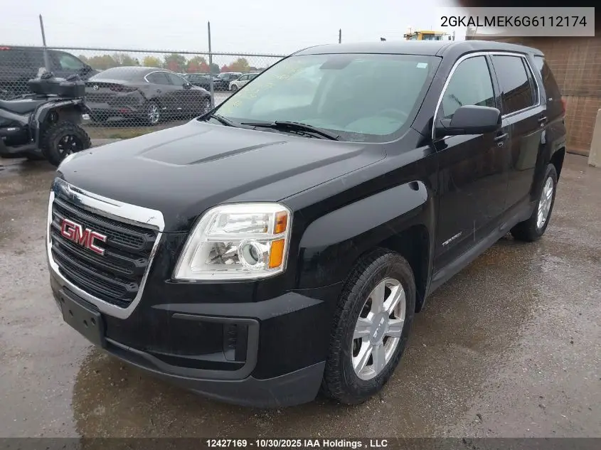 2GKALMEK6G6112174 2016 GMC Terrain Sle