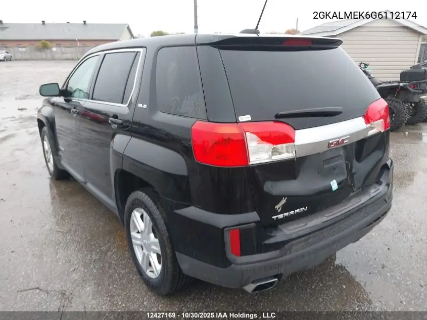 2GKALMEK6G6112174 2016 GMC Terrain Sle