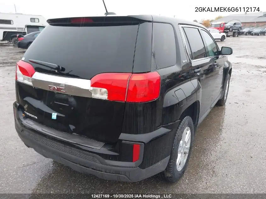 2GKALMEK6G6112174 2016 GMC Terrain Sle