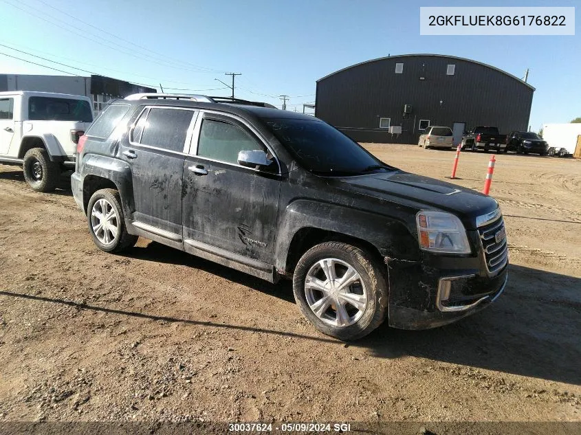 2016 GMC Terrain Slt VIN: 2GKFLUEK8G6176822 Lot: 30037624