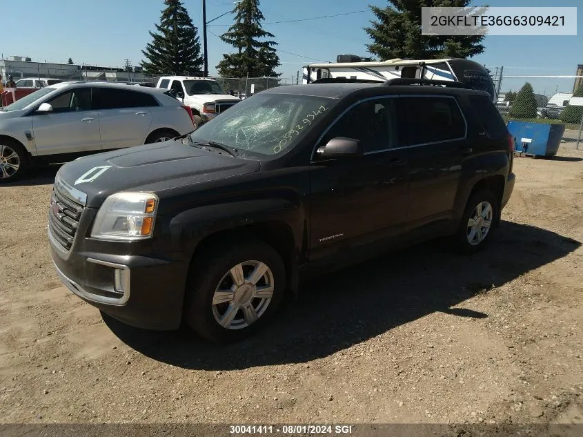 2016 GMC Terrain Sle VIN: 2GKFLTE36G6309421 Lot: 30041411