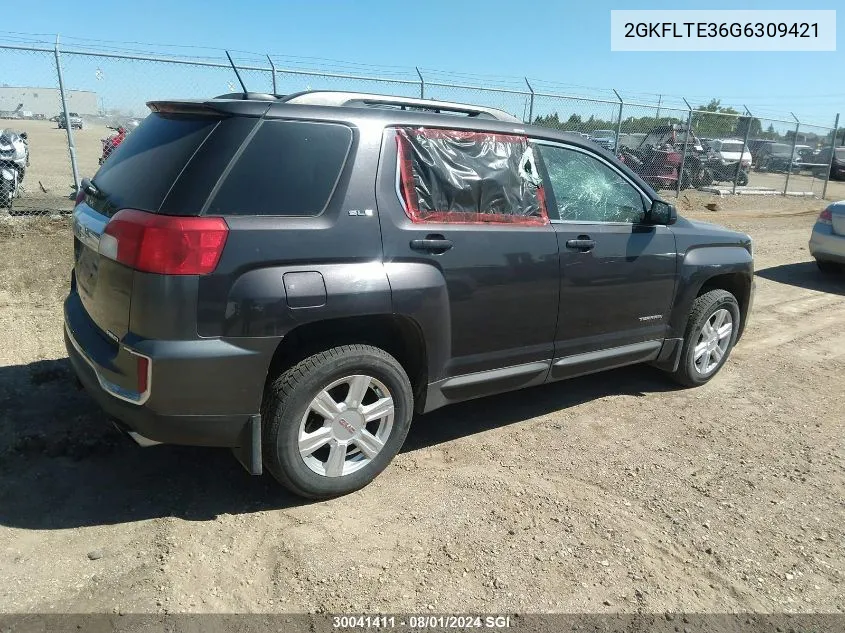 2016 GMC Terrain Sle VIN: 2GKFLTE36G6309421 Lot: 30041411