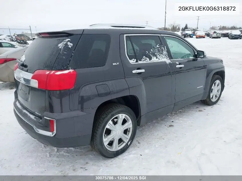2GKFLUEK0G6318872 2016 GMC Terrain Slt