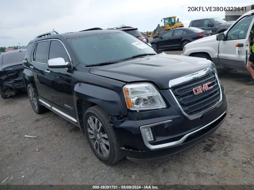 2016 GMC Terrain Denali VIN: 2GKFLVE38G6323641 Lot: 39391701