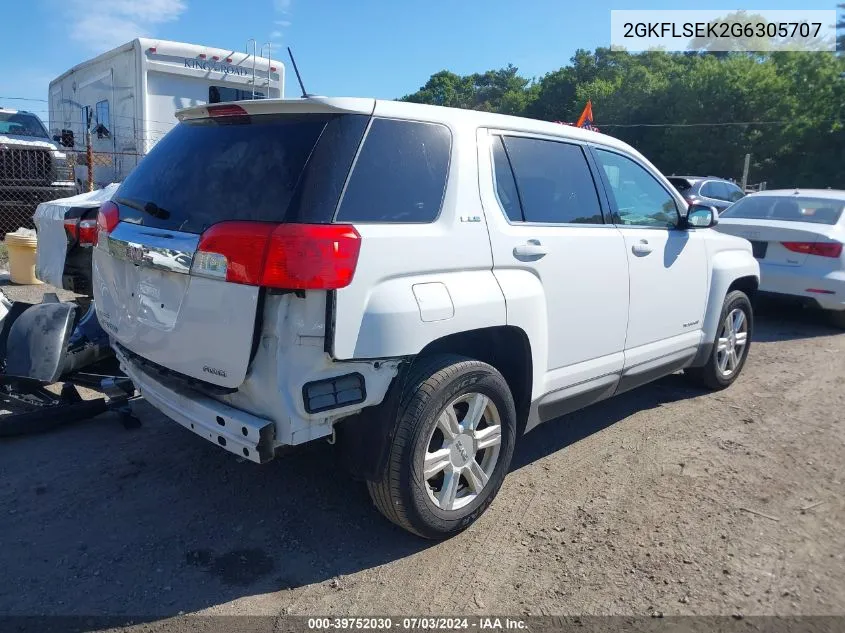 2016 GMC Terrain Sle VIN: 2GKFLSEK2G6305707 Lot: 39752030