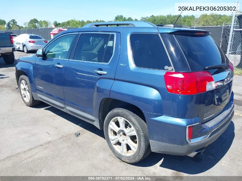 2GKALPEK3G6205302 2016 GMC Terrain Slt