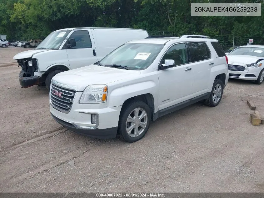 2GKALPEK4G6259238 2016 GMC Terrain Slt