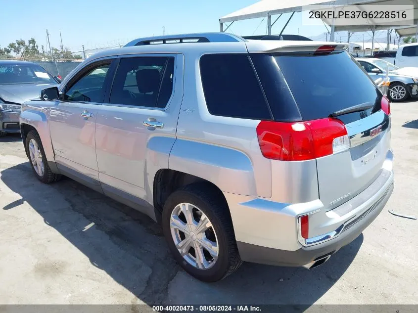 2GKFLPE37G6228516 2016 GMC Terrain Slt