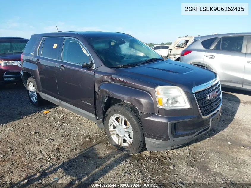 2GKFLSEK9G6262435 2016 GMC Terrain Sle