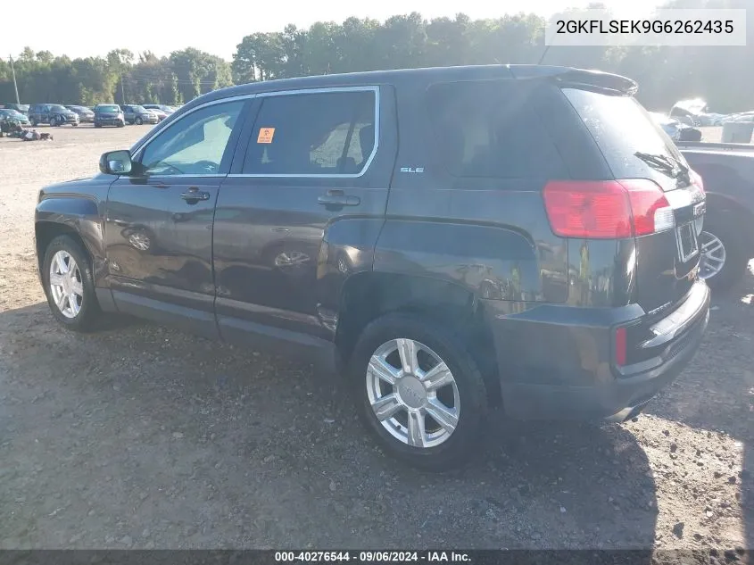 2GKFLSEK9G6262435 2016 GMC Terrain Sle