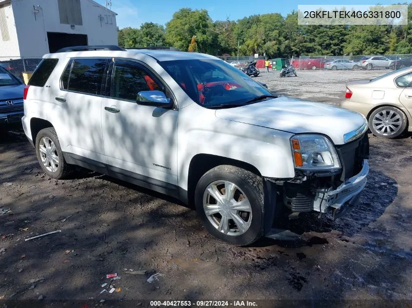 2016 GMC Terrain Sle-2 VIN: 2GKFLTEK4G6331800 Lot: 40427553