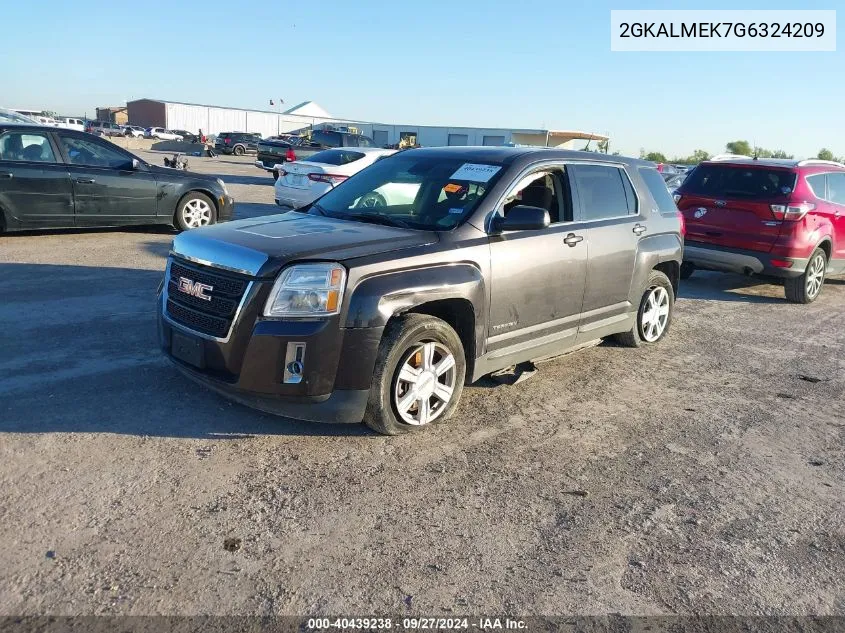 2GKALMEK7G6324209 2016 GMC Terrain Sle-1