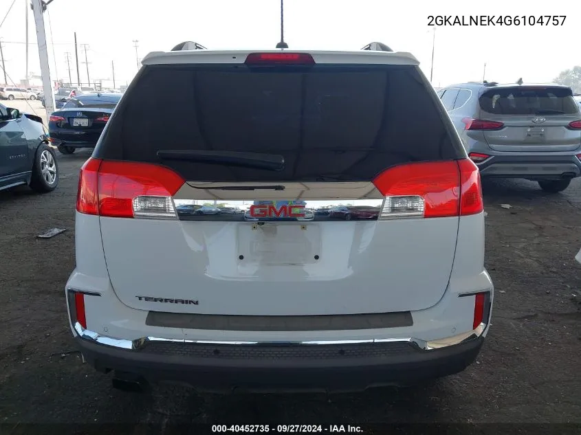 2GKALNEK4G6104757 2016 GMC Terrain Sle-2