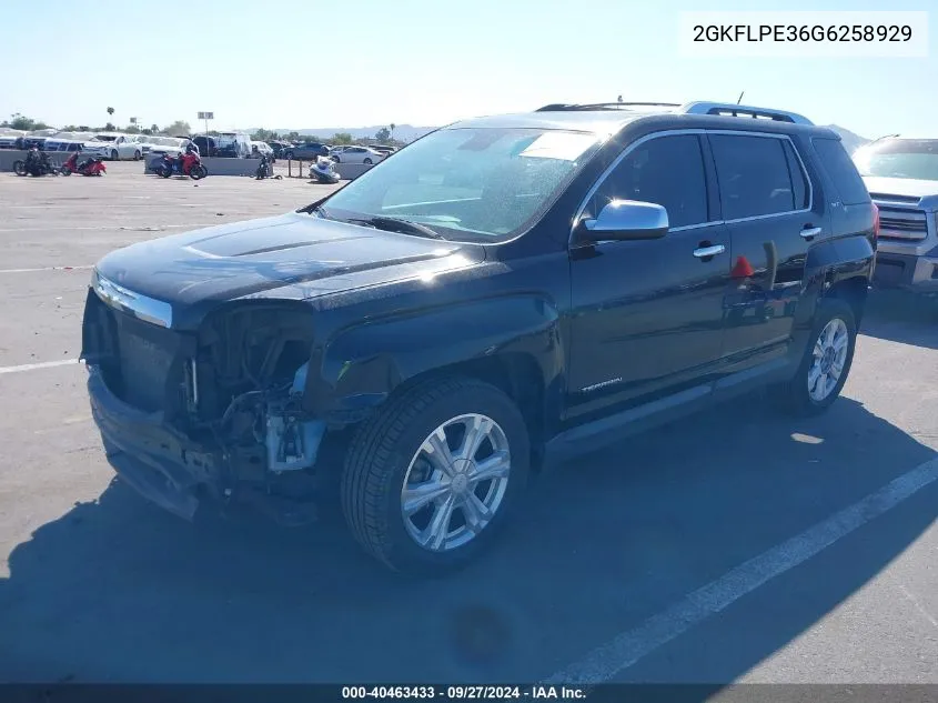 2GKFLPE36G6258929 2016 GMC Terrain Slt