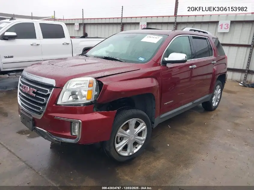 2GKFLUEK3G6153982 2016 GMC Terrain Slt
