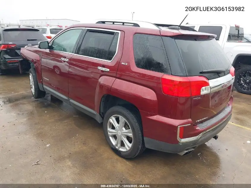 2GKFLUEK3G6153982 2016 GMC Terrain Slt