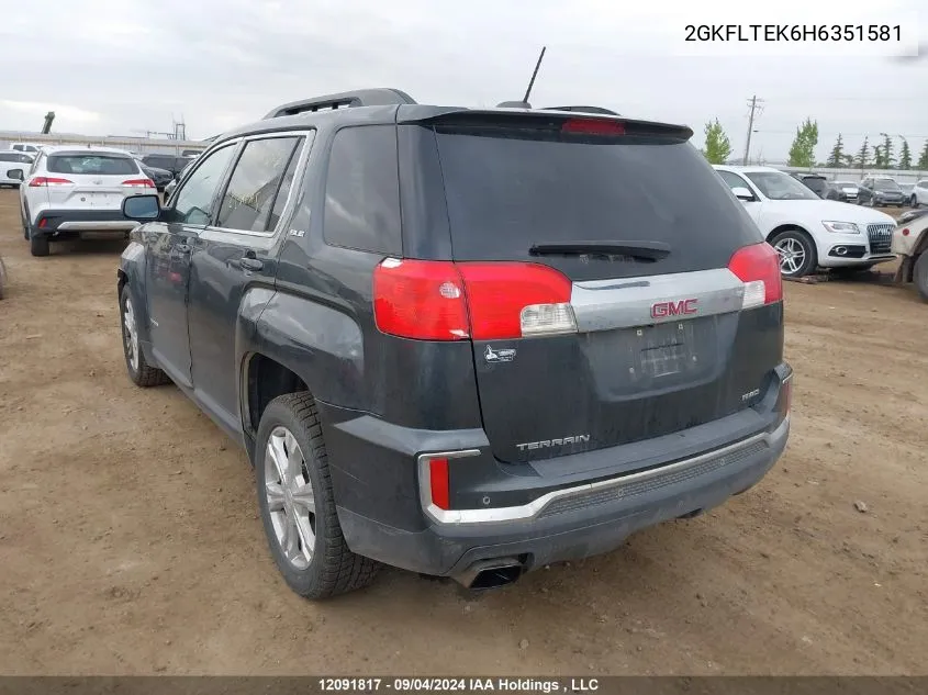 2GKFLTEK6H6351581 2017 GMC Terrain