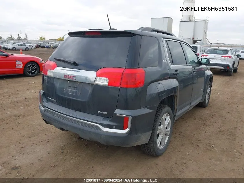 2GKFLTEK6H6351581 2017 GMC Terrain