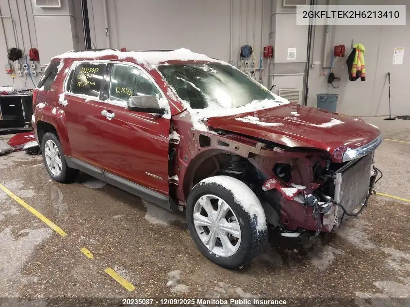 2GKFLTEK2H6213410 2017 GMC Terrain Sle