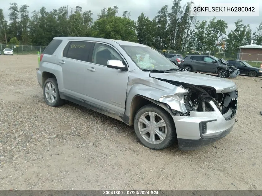 2GKFLSEK1H6280042 2017 GMC Terrain Sle