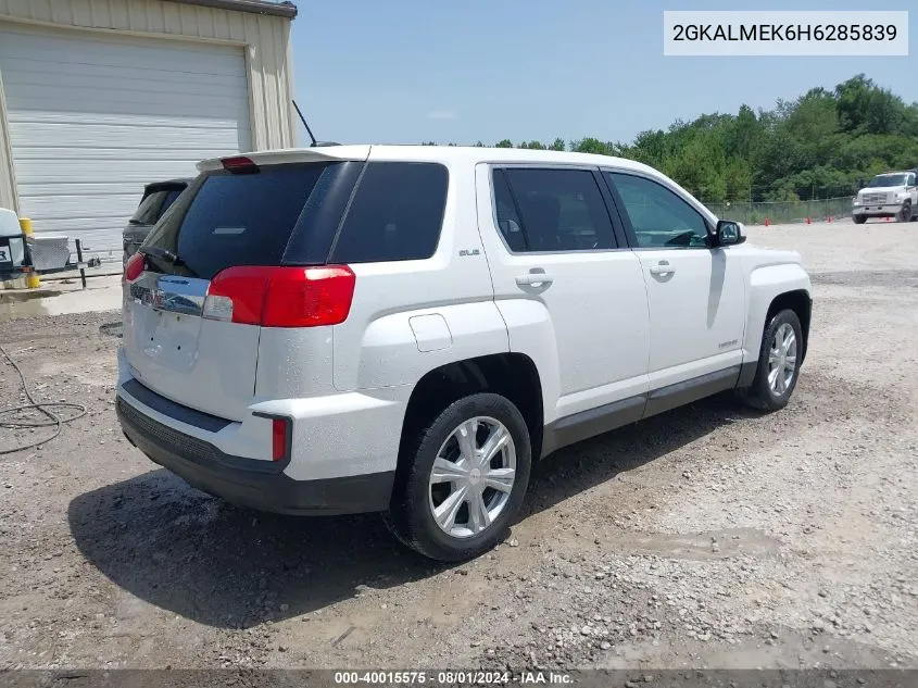 2GKALMEK6H6285839 2017 GMC Terrain Sle-1