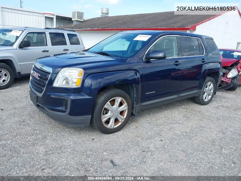 2017 GMC Terrain Sle-1 VIN: 2GKALMEK0H6180536 Lot: 40459094