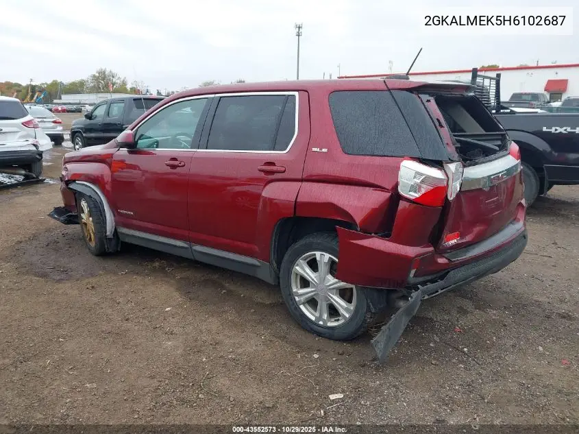 2GKALMEK5H6102687 2017 GMC Terrain Sle-1