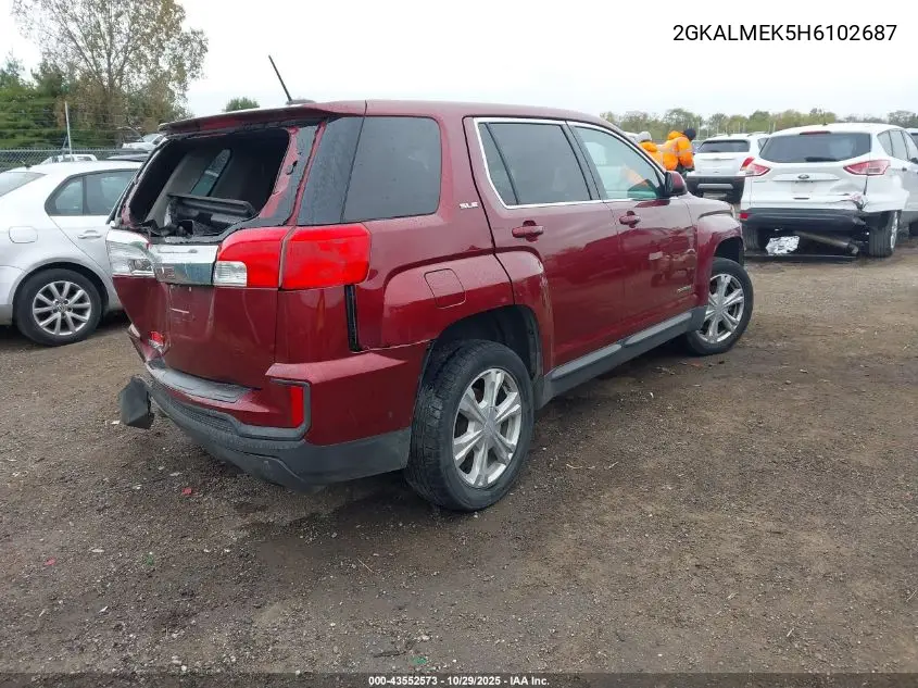2GKALMEK5H6102687 2017 GMC Terrain Sle-1