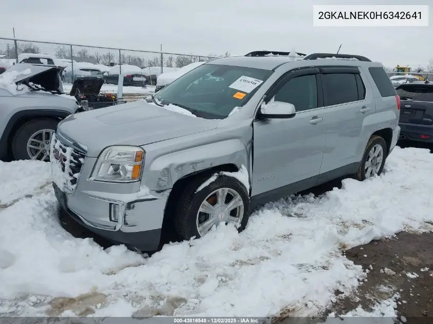 2GKALNEK0H6342641 2017 GMC Terrain Sle-2