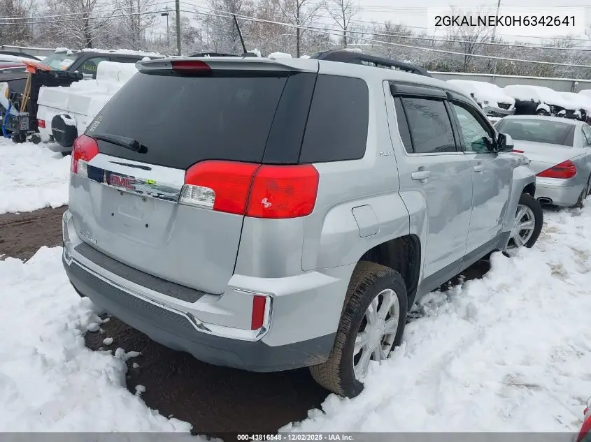2GKALNEK0H6342641 2017 GMC Terrain Sle-2