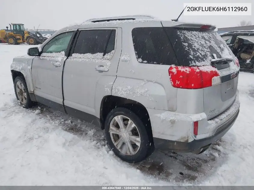 2GKFLUEK6H6112960 2017 GMC Terrain Slt