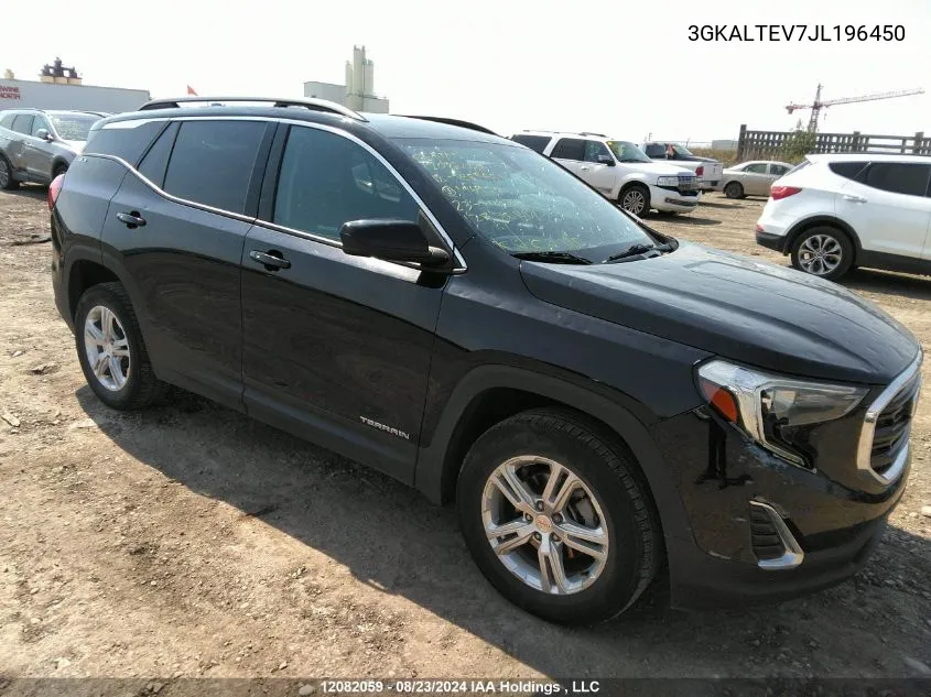 2018 GMC Terrain Sle VIN: 3GKALTEV7JL196450 Lot: 12082059