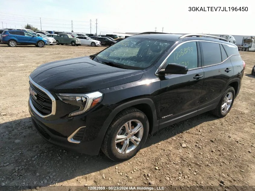 3GKALTEV7JL196450 2018 GMC Terrain Sle