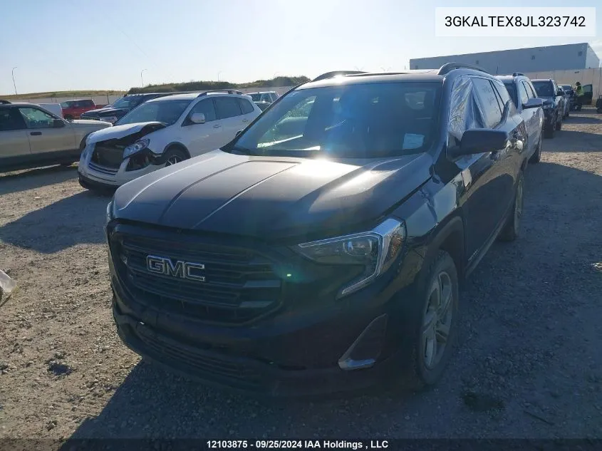 2018 GMC Terrain VIN: 3GKALTEX8JL323742 Lot: 12103875