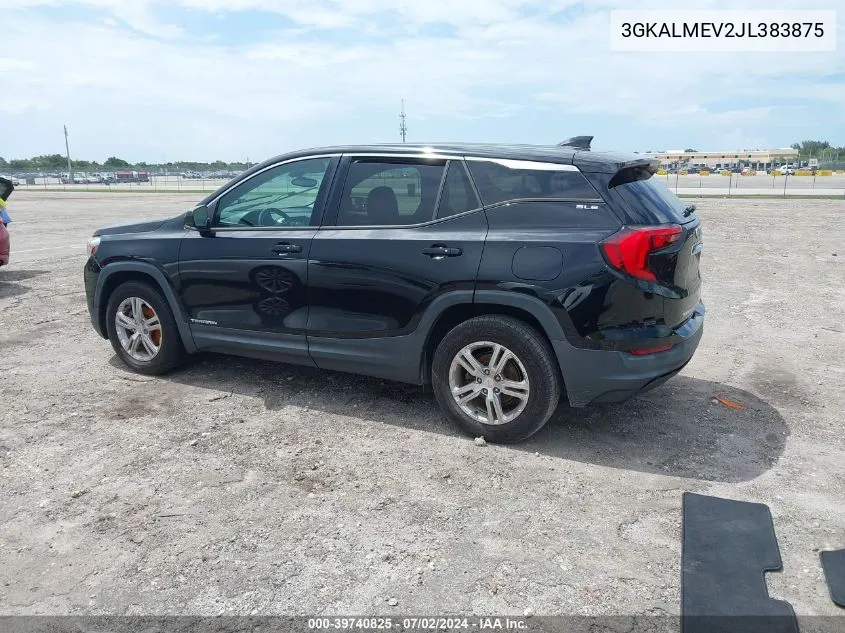 2018 GMC Terrain Sle VIN: 3GKALMEV2JL383875 Lot: 39740825