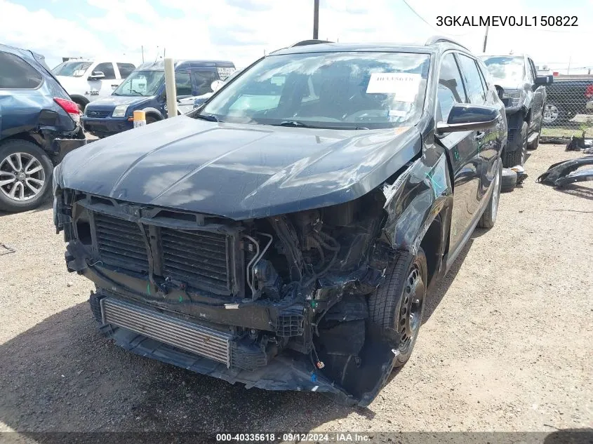 3GKALMEV0JL150822 2018 GMC Terrain Sle